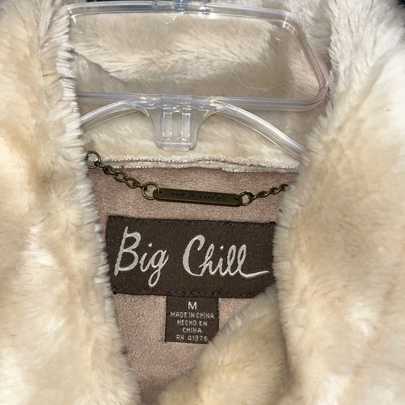 Big Chill Women's Tan and Cream Coat M - Picture 12 of 15